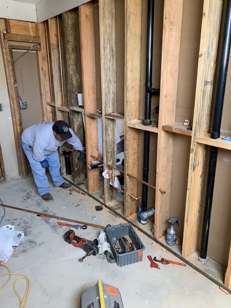 Commercial rough-in plumbing for Gas Line Repair in Wellington